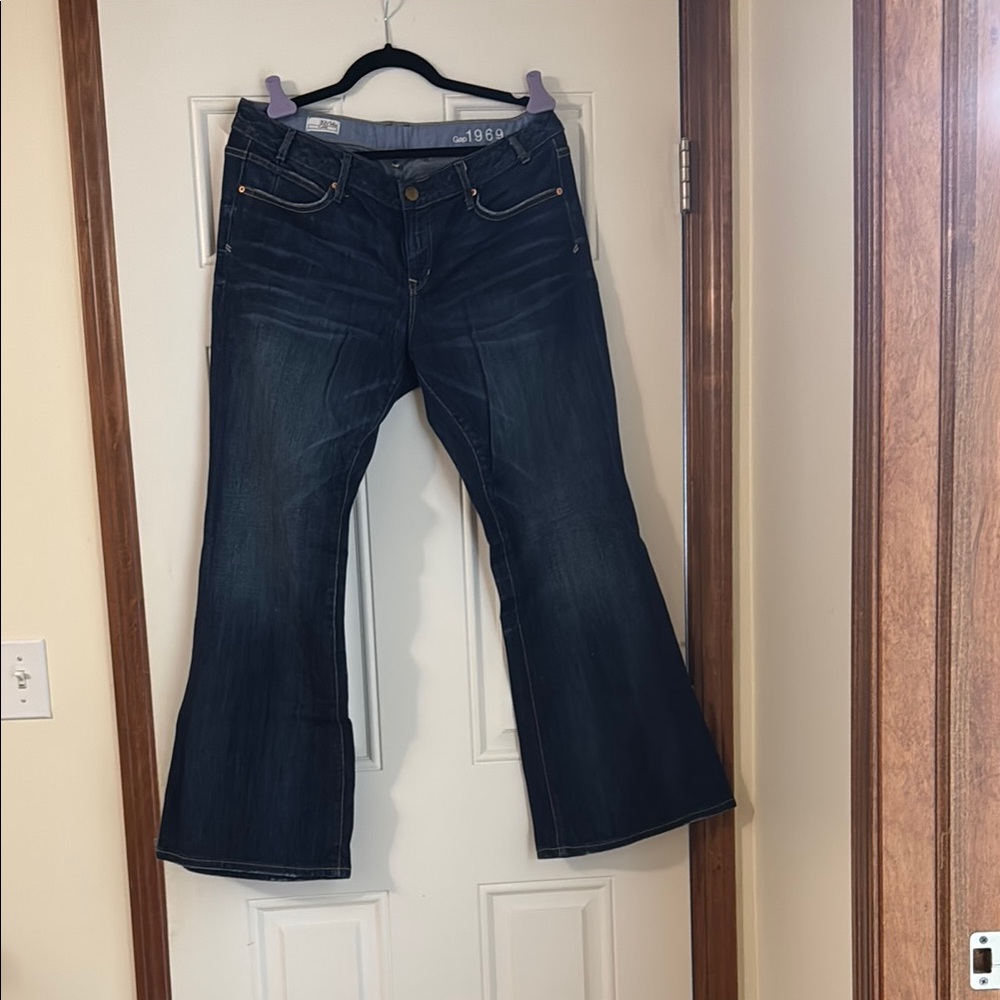 Gap Women's Dark Blue Jeans 32 14 Petite